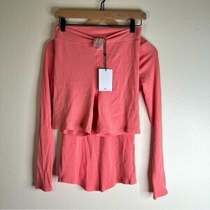 THE UPSIDE Ribbed Matching Set Small